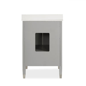 DHP Metcalfe 24 Inch Bathroom Vanity - Gray - 24"