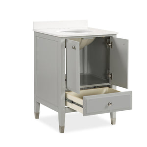 DHP Metcalfe 24 Inch Bathroom Vanity - Gray - 24"