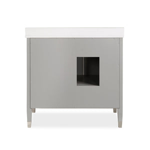 DHP Metcalfe 36 Inch Bathroom Vanity - Gray - 36"