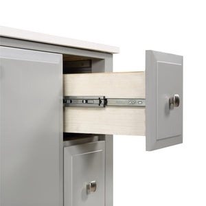 DHP Metcalfe 36 Inch Bathroom Vanity - Gray - 36"