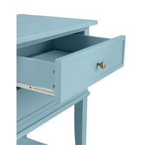 Ameriwood Home Franklin Accent Table with 2 Drawers - Blue