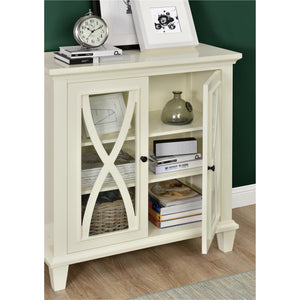 Ameriwood Home Ellington Double Door Accent Cabinet - Ivory