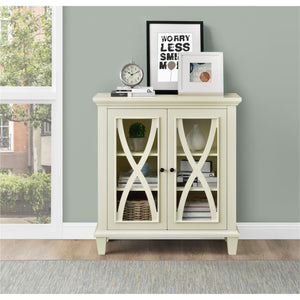 Ameriwood Home Ellington Double Door Accent Cabinet - Ivory