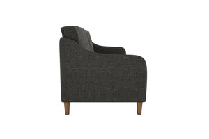 DHP Jasper Futon Sofa Bed - Dark Gray