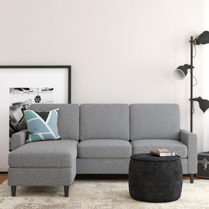 DHP Kaci Sectional Sofa - Gray