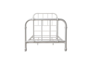 DHP Jenny Lind Metal Bed Frame - White - Twin