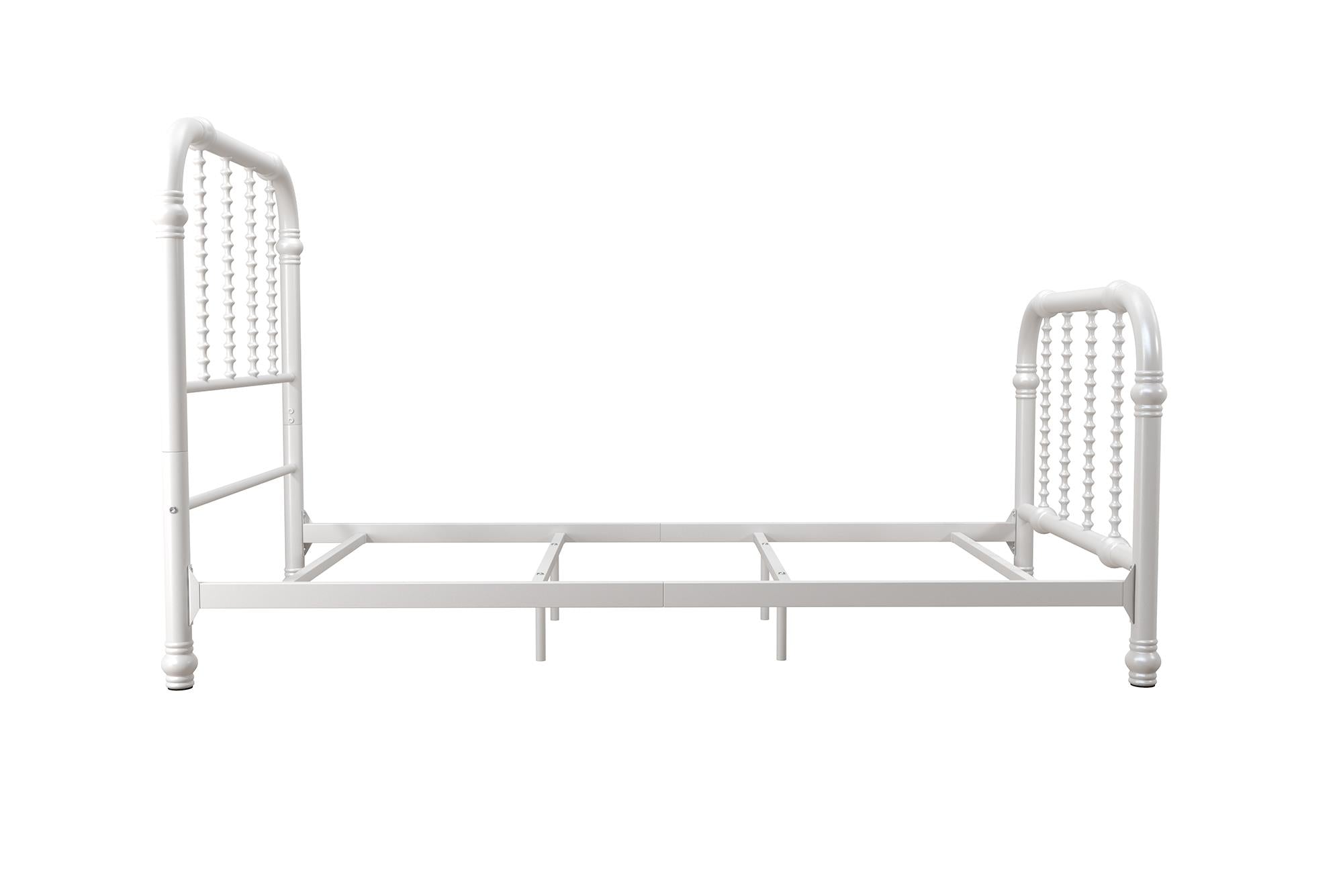 DHP Jenny Lind Metal Bed Frame - White - Twin