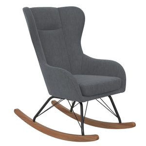 Novogratz Harper Wingback Rocker - Gray