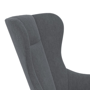Novogratz Harper Wingback Rocker - Gray