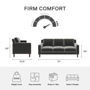 DHP Brynn Sofa - Gray