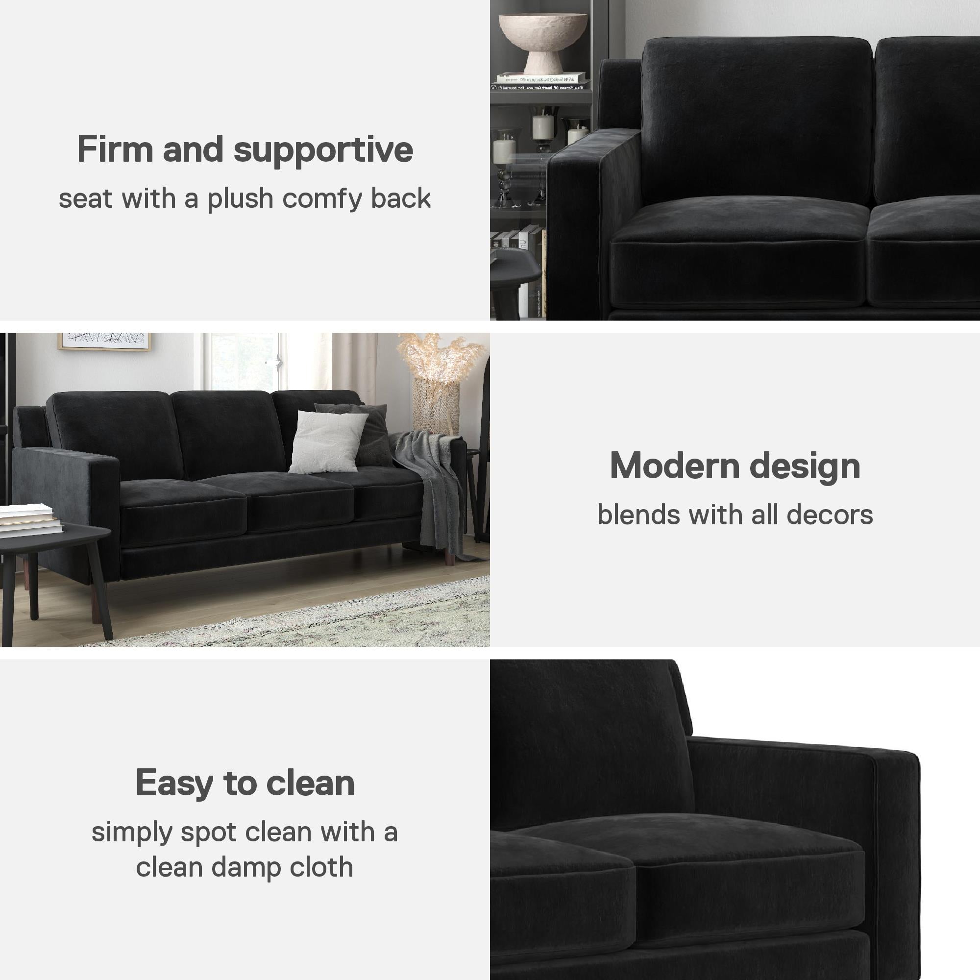 DHP Brynn Sofa - Black