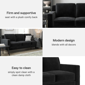 DHP Brynn Sofa - Black