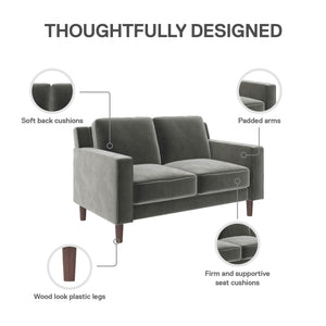 DHP Brynn Loveseat - Gray