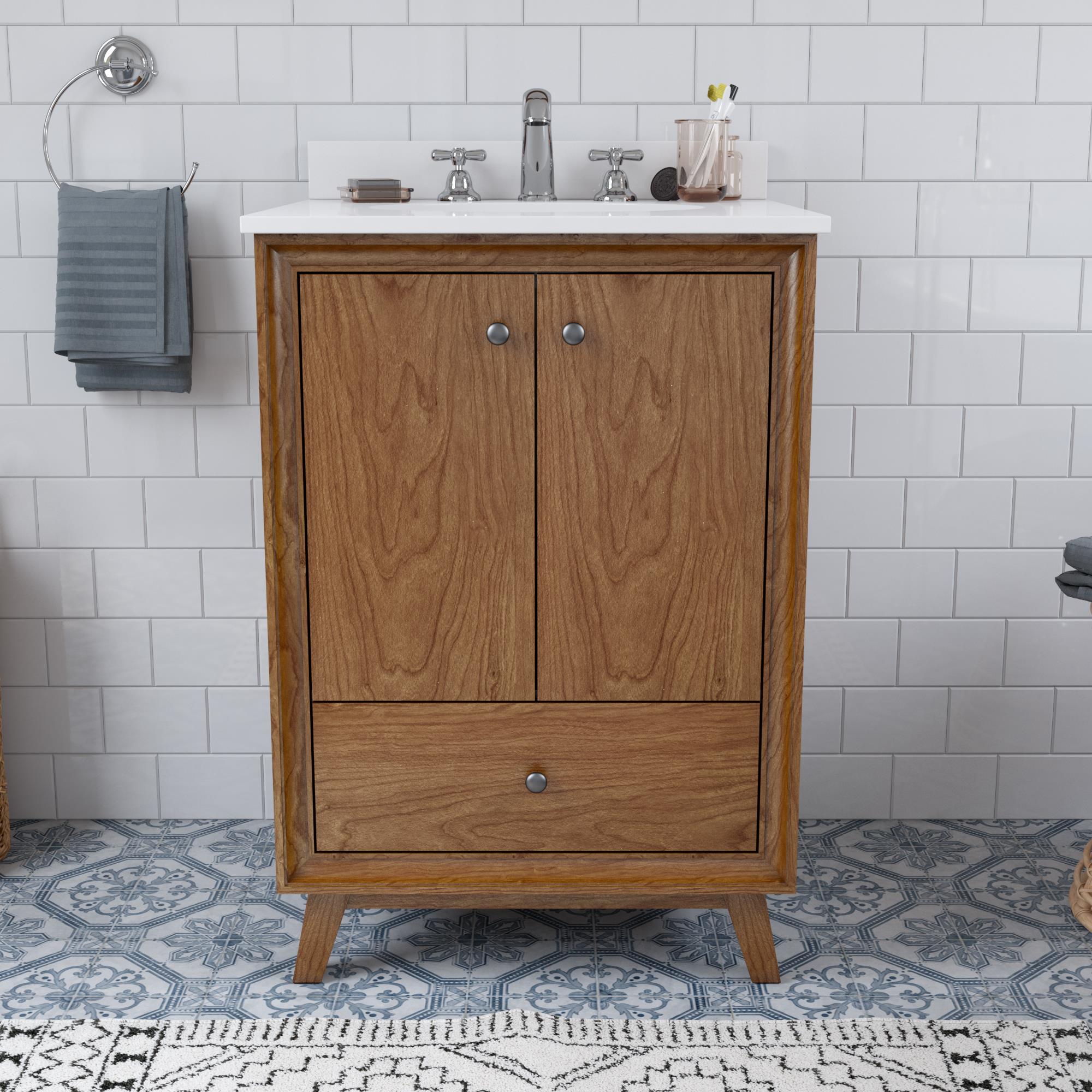 DHP Bleeker 24 Inch Bathroom Vanity - Chocolate - 24"
