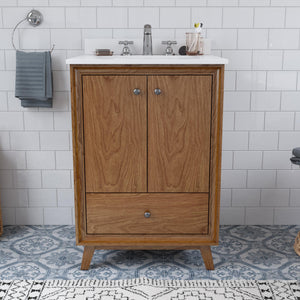 DHP Bleeker 24 Inch Bathroom Vanity - Chocolate - 24"