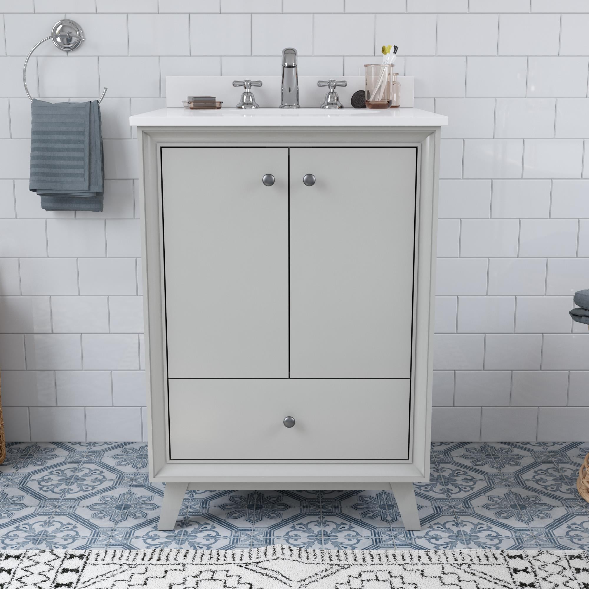 DHP Bleeker 24 Inch Bathroom Vanity - Gray - 24"