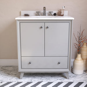 DHP Bleeker 30 Inch Bathroom Vanity - Gray - 30"