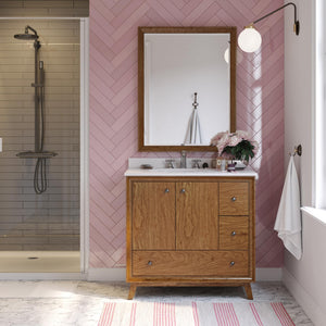 DHP Bleeker 36 Inch Bathroom Vanity - Chocolate - 36"