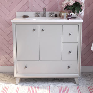 DHP Bleeker 36 Inch Bathroom Vanity - Gray - 36"