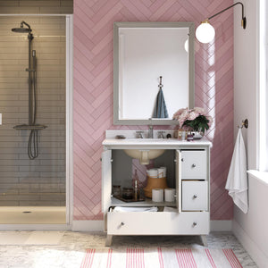 DHP Bleeker 36 Inch Bathroom Vanity - Gray - 36"