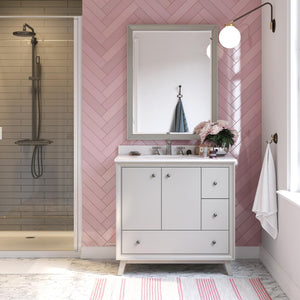 DHP Bleeker 36 Inch Bathroom Vanity - Gray - 36"