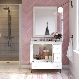 DHP Bleeker 36 Inch Bathroom Vanity - White - 36"