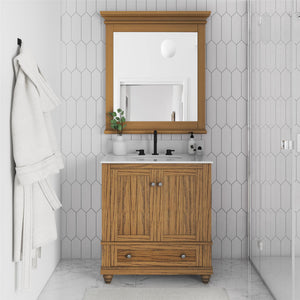 DHP Monteray Beach 30" Bathroom Mirror - Natural Rustic - 30"