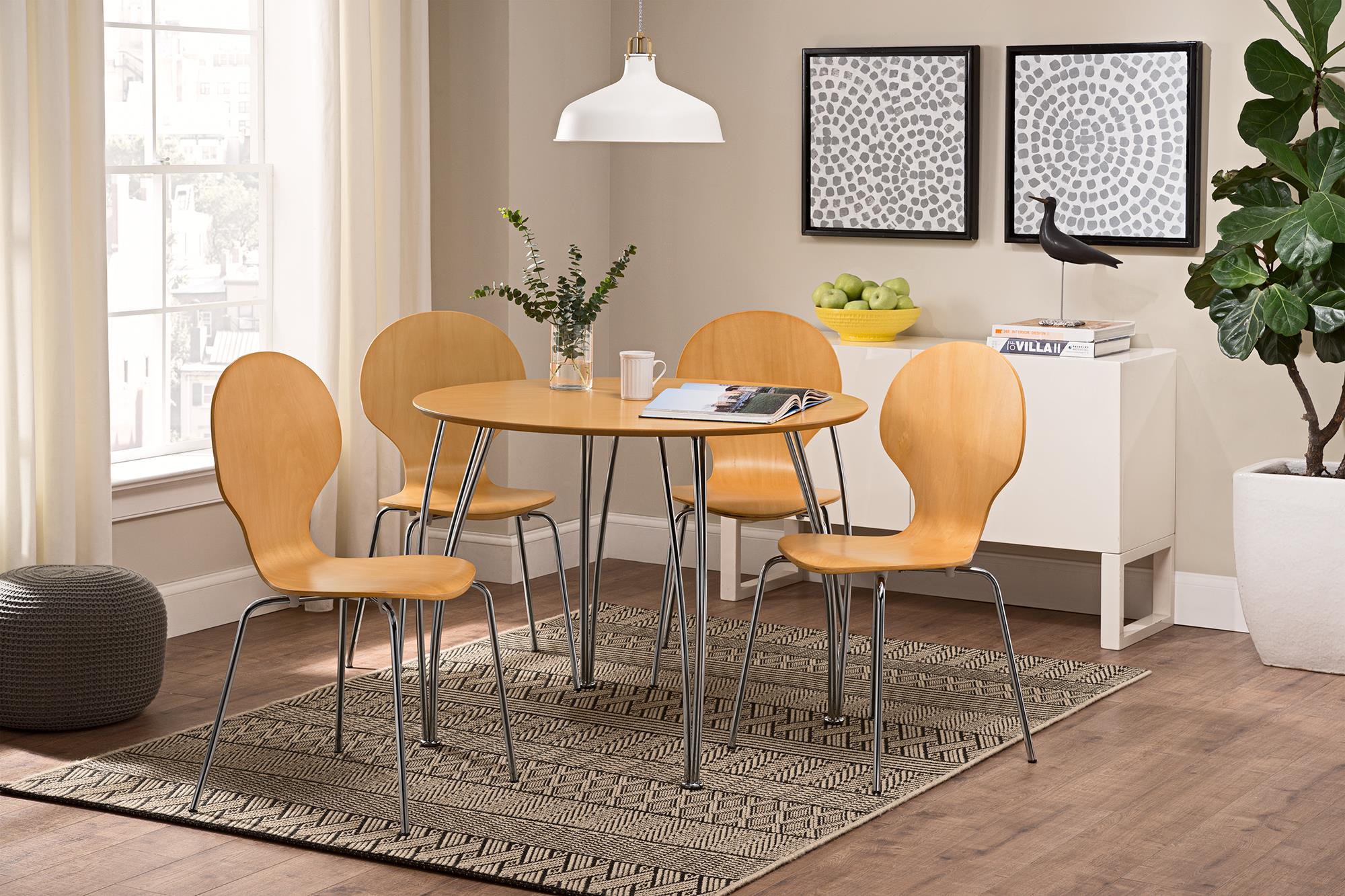 DHP Round Dining Table Top - Natural
