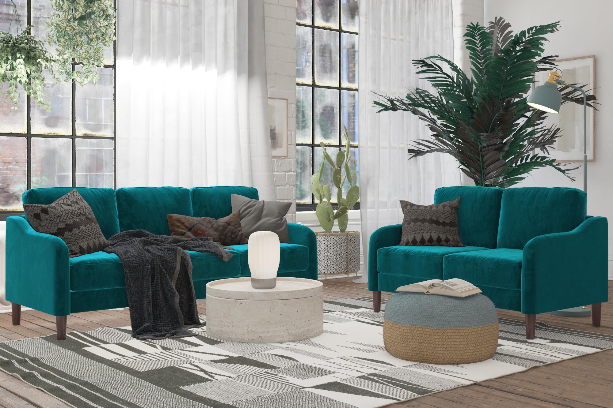 DHP Marbella Loveseat - Green