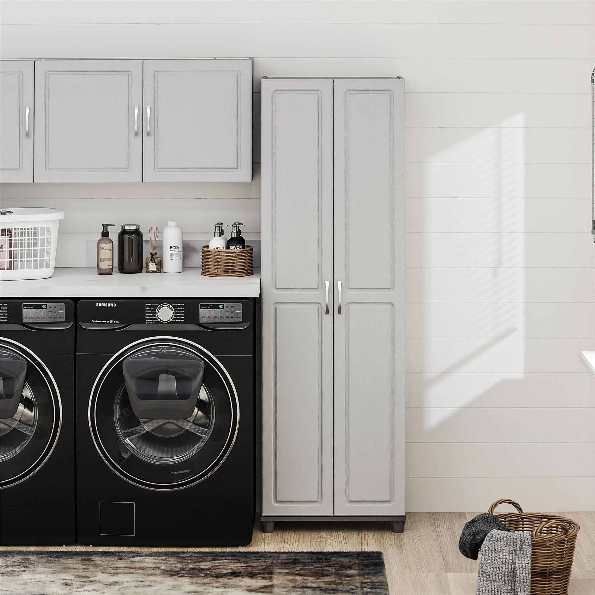Systembuild Evolution Kendall 24" Utility Storage Cabinet - Gray