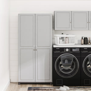Systembuild Evolution Kendall 36" Utility Storage Cabinet - Gray