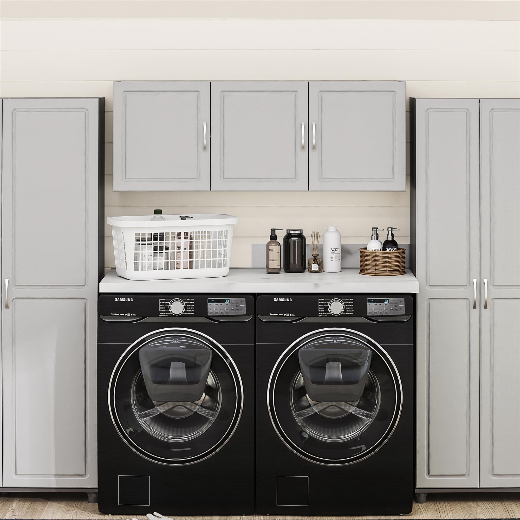 Systembuild Evolution Kendall 54" Wall Cabinet - Gray