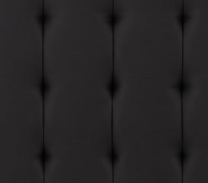 DHP Emily Upholstered Bed - Black Faux Leather - Full