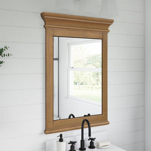 DHP Monteray Beach 24" Bathroom Mirror - Natural Rustic - 24"
