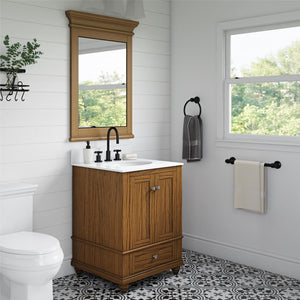 DHP Monteray Beach 24" Bathroom Mirror - Natural Rustic - 24"
