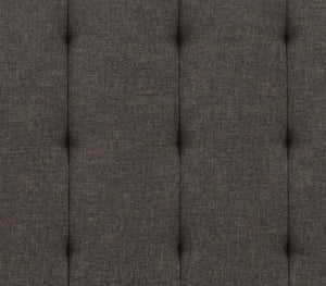 DHP Emily Upholstered Bed - Grey Linen - Queen