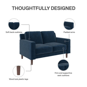 DHP Brynn Loveseat - Blue