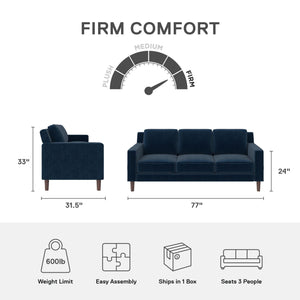 DHP Brynn Sofa - Blue