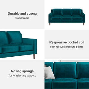 DHP Brynn Sofa - Green