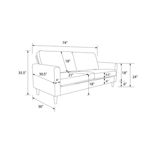 DHP Kaci Sofa - Gray