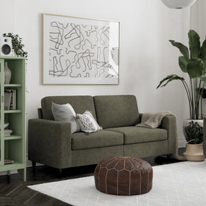 DHP Cooper Sofa - Grey Linen