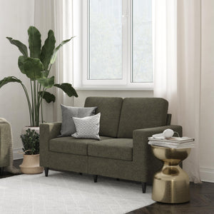 DHP Cooper Loveseat - Grey Linen