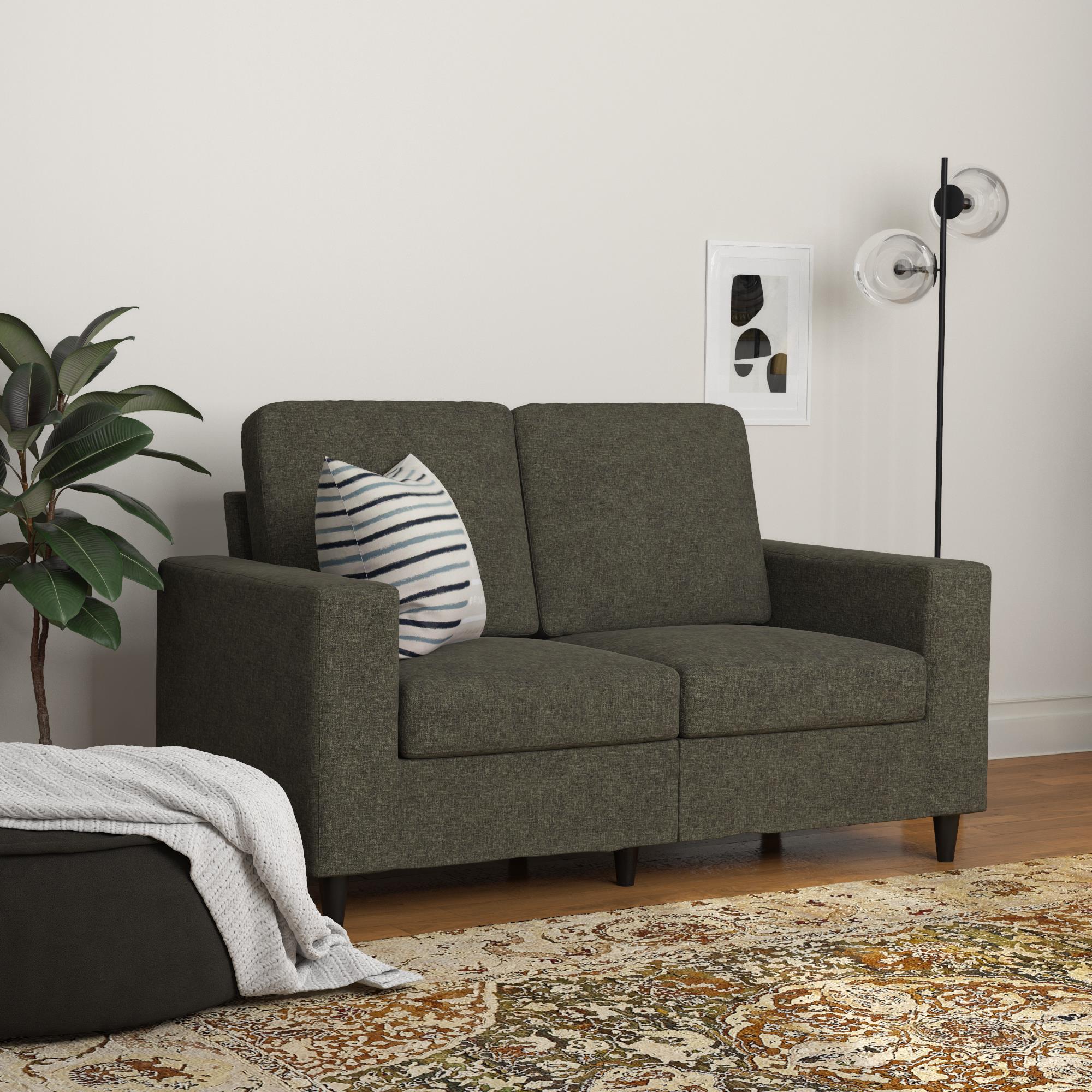 DHP Cooper Loveseat - Grey Linen