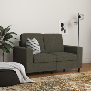 DHP Cooper Loveseat - Grey Linen