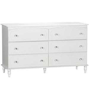 Rowan Valley Laren Kids' White 6 Drawer Dresser - White