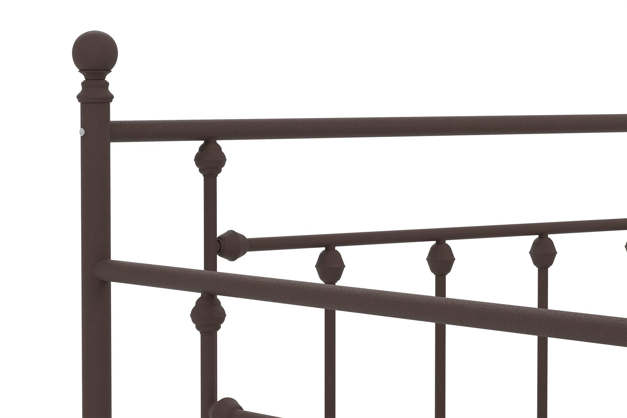 DHP Manila Metal Daybed with Trundle - Bronze - Full