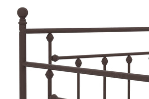 DHP Manila Metal Daybed with Trundle - Bronze - Full