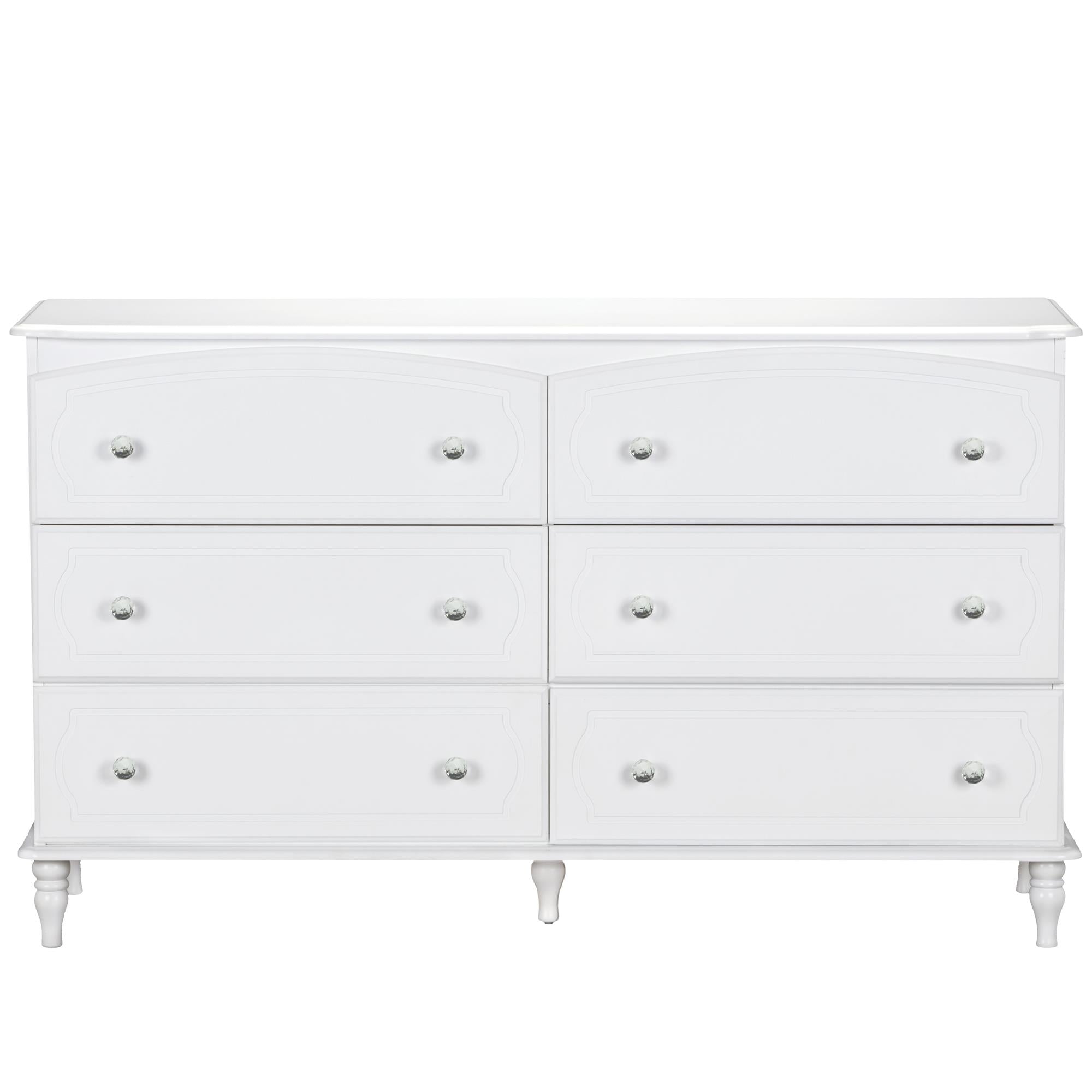 Rowan Valley Laren Kids' White 6 Drawer Dresser - White