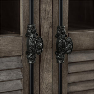 Ameriwood Home Sienna Park Beverage Cabinet - Weathered Oak