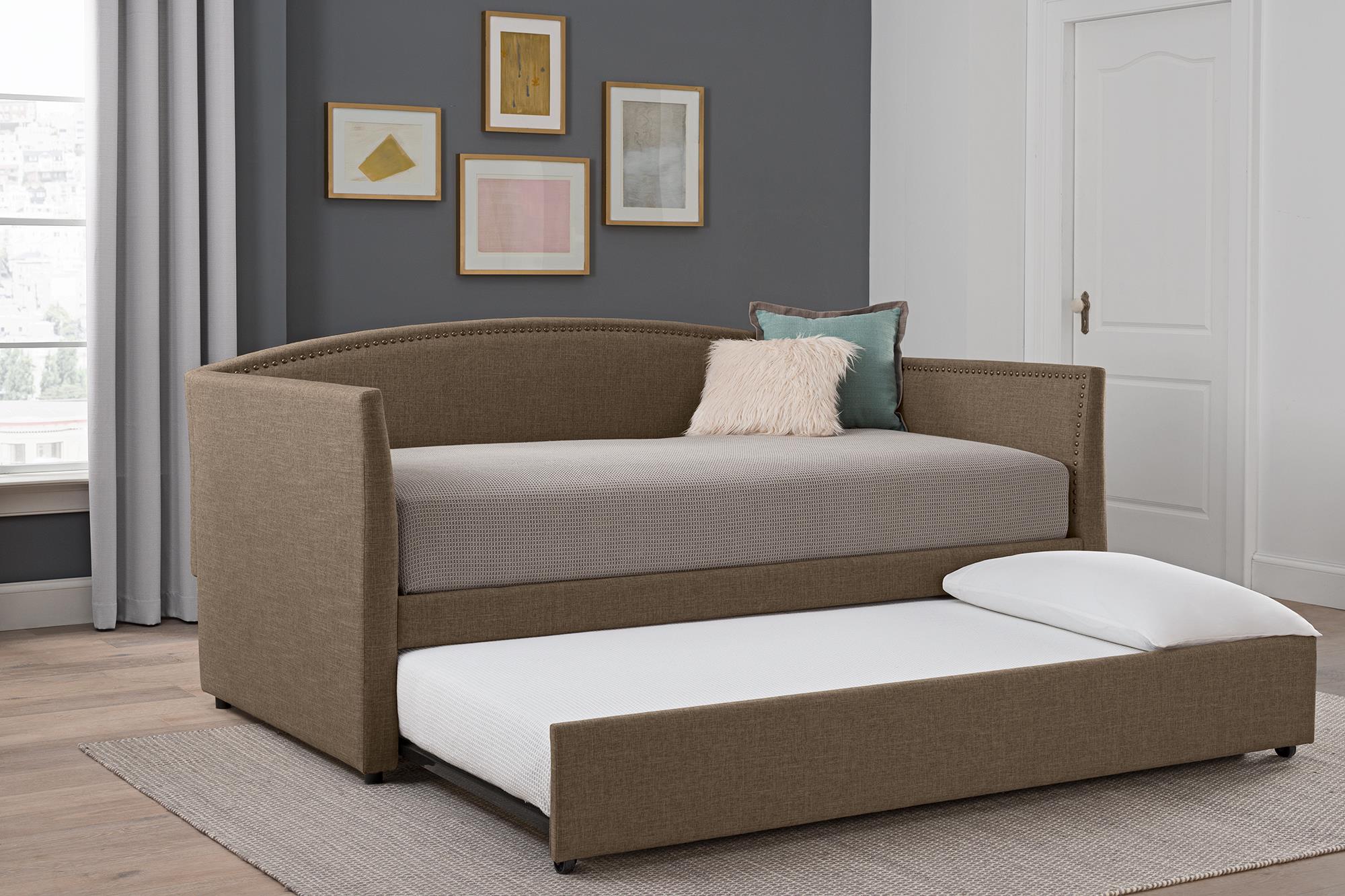 Better Homes & Gardens Grayson Daybed & Trundle, Twin Size, Oatmeal - Oatmeal - Twin